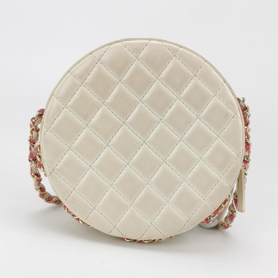 Chanel Round La Pausa Shoulder Bag CC Logo