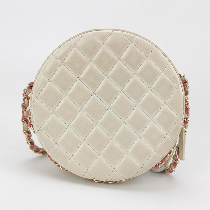 Chanel Round La Pausa Shoulder Bag CC Logo
