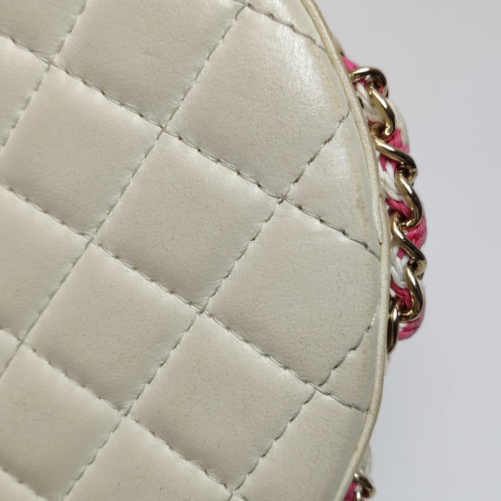 Chanel Round La Pausa Shoulder Bag CC Logo