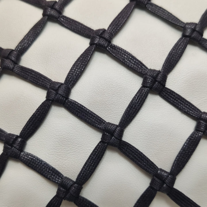 Chanel Saint-Tropez Canebiers Flap Bag in Black White