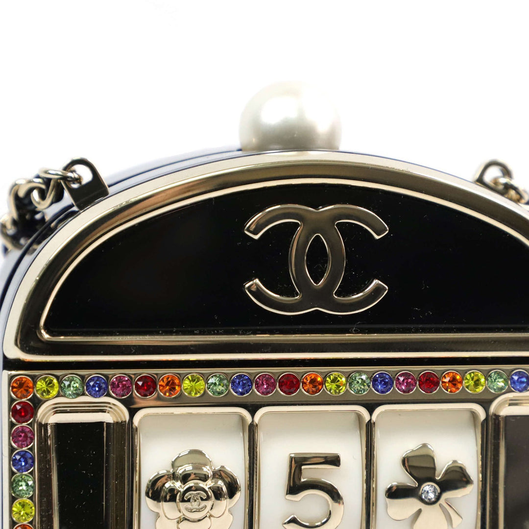 Chanel Casino Monaco Slot Machine Minaudiere with Gold Hardware