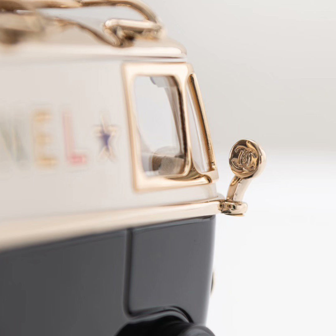 Chanel Mini Van Minaudiere with Gold Hardware