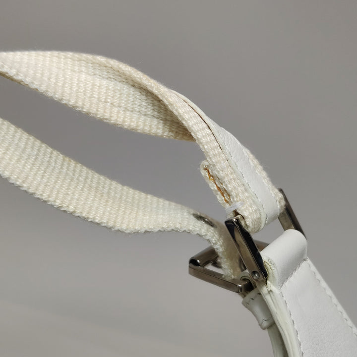 Dior Diorissimo Street Chic Shoulder Bag in White Beige