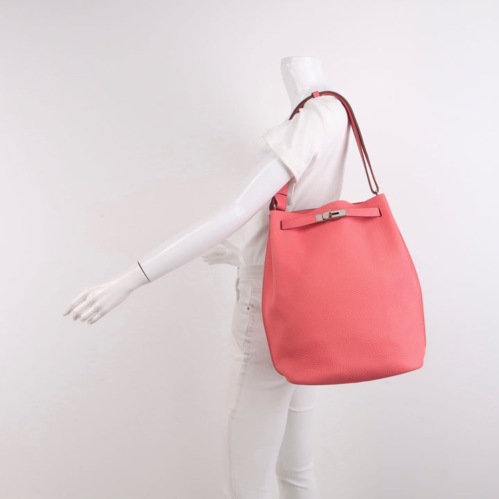 Hermes So Kelly A5 Bougainvillea 26 Togo Leather Palladium Hardware Square Q 2013