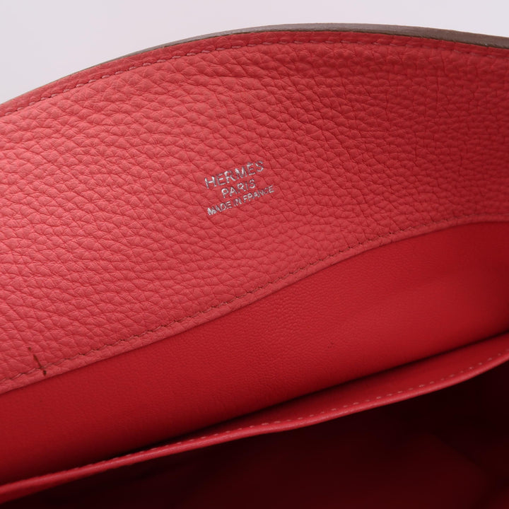 Hermes So Kelly A5 Bougainvillea 26 Togo Leather Palladium Hardware Square Q 2013