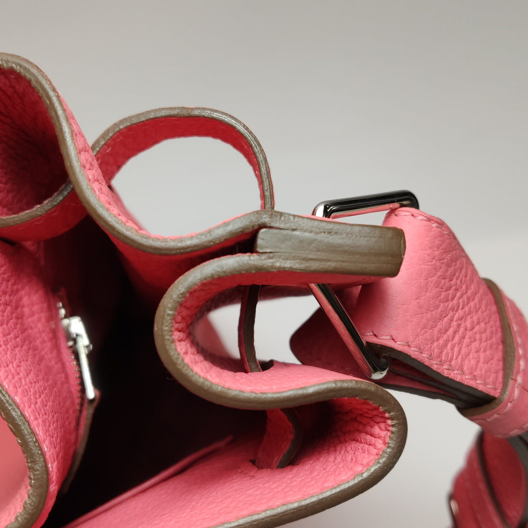 Hermes So Kelly A5 Bougainvillea 26 Togo Leather Palladium Hardware Square Q 2013