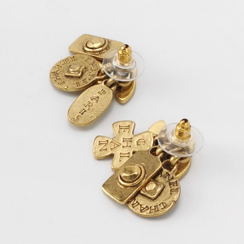 Chanel Vintage CC Logo Studs