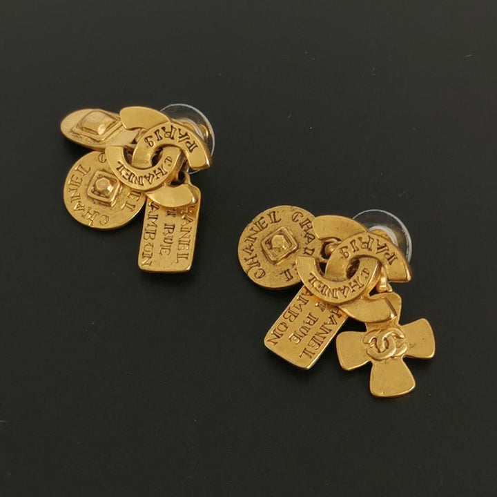 Chanel Vintage CC Logo Studs