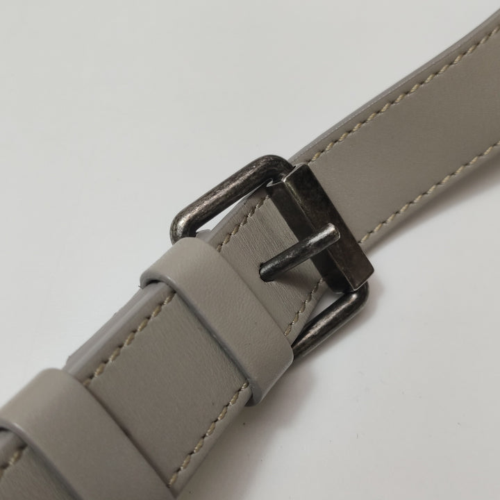 Chanel Paris-Salzburg Austrian Beige Grey Shearling with Suede Messenger