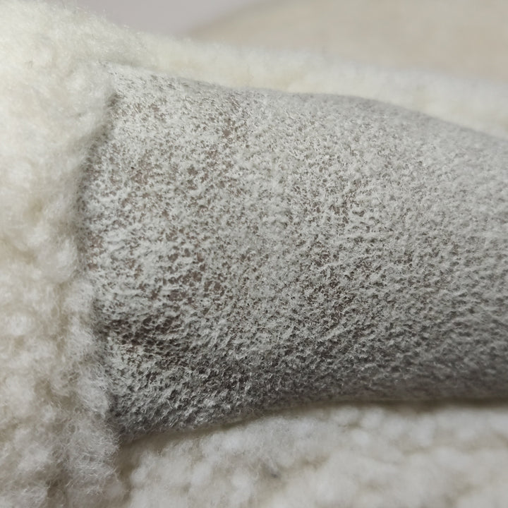 Chanel Paris-Salzburg Austrian Beige Grey Shearling with Suede Messenger