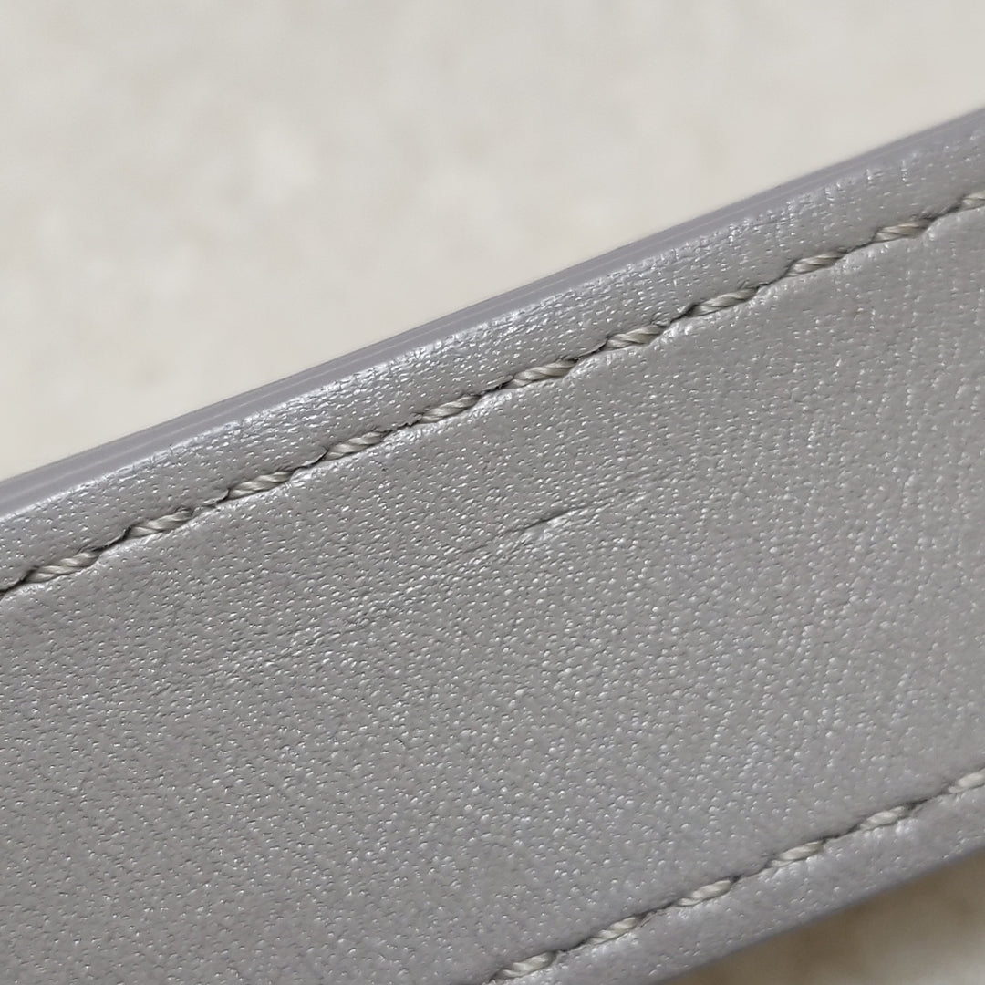 Chanel Paris-Salzburg Austrian Beige Grey Shearling with Suede Messenger