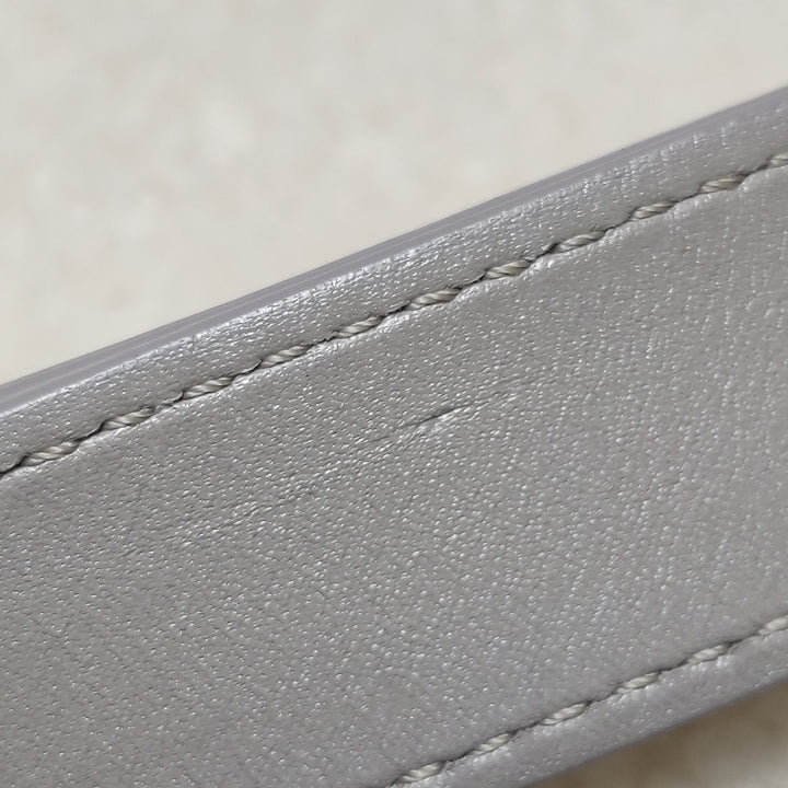 Chanel Paris-Salzburg Austrian Beige Grey Shearling with Suede Messenger