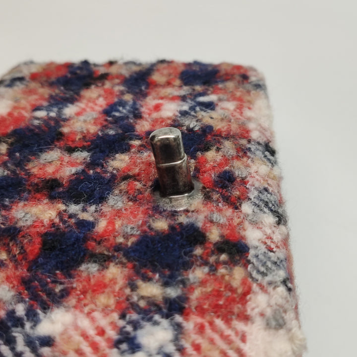 Chanel CC Tweed and Shearling Single Flap Crossbody Bag