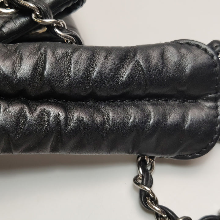 Chanel Karl's Cabas Black Leather Tote Bag