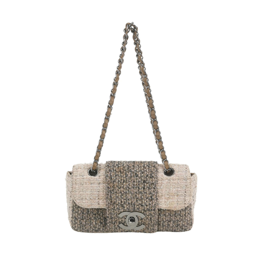 Chanel Fantasy Multi Coloured Tweed Flap Shoulder Bag