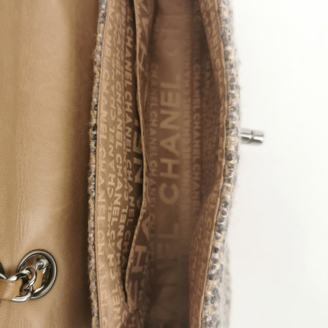 Chanel Fantasy Multi Coloured Tweed Flap Shoulder Bag