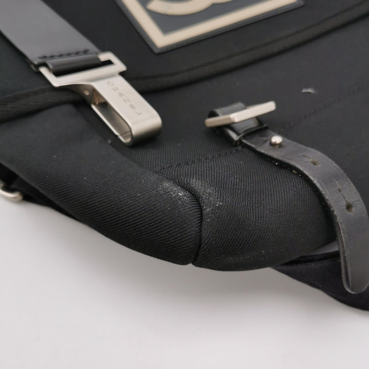 Chanel Sport Convertible Shoulder Bag Black White CC Logo