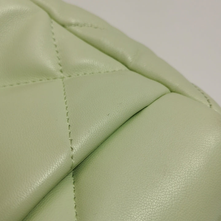 Chanel 19 Flap Bag Small Light Green Mixed Hardware