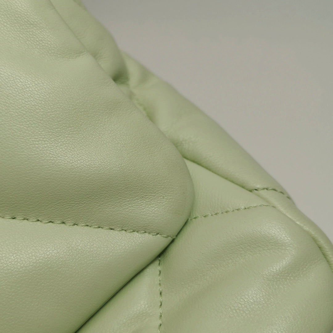 Chanel 19 Flap Bag Small Light Green Mixed Hardware