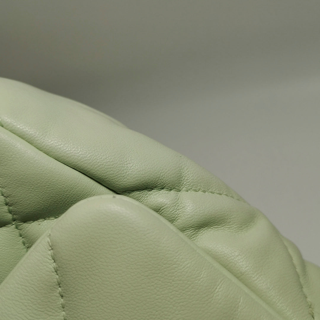 Chanel 19 Flap Bag Small Light Green Mixed Hardware