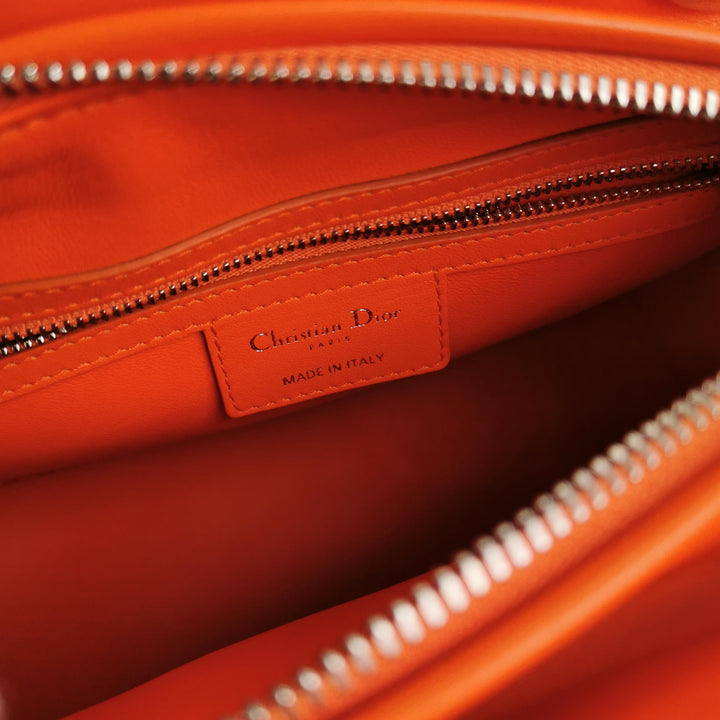 Dior Lady Dior Medium Tweed Orange Multicolour