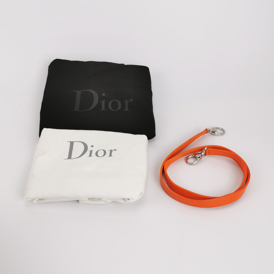 Dior Lady Dior Medium Tweed Orange Multicolour