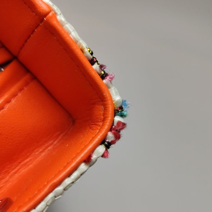 Dior Lady Dior Medium Tweed Orange Multicolour