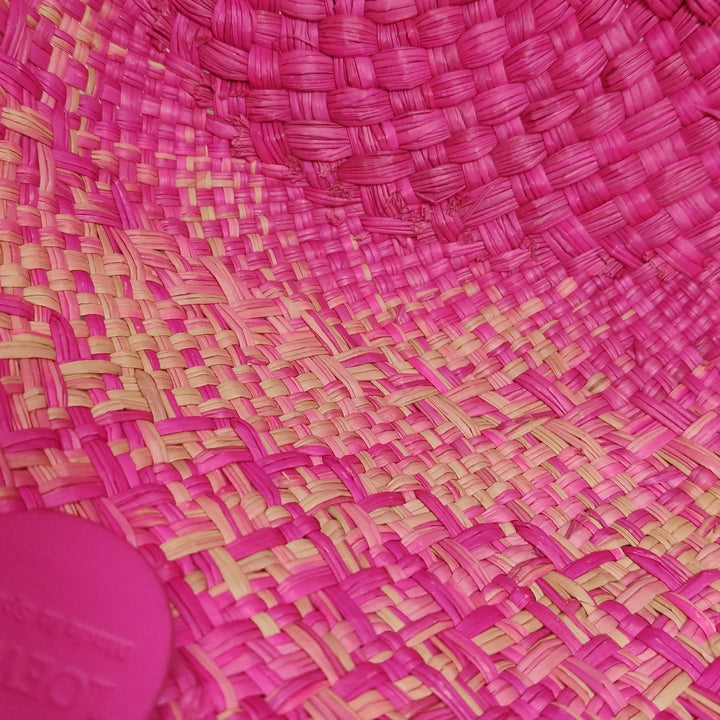Loewe Pink x Paula's Ibiza Small Anagram Basket Tote Bag Fuchsia