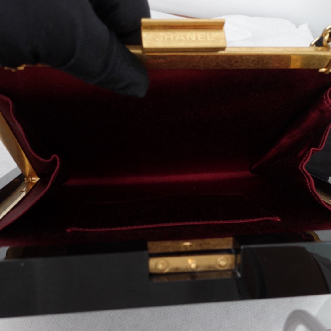 Chanel Extremely Rare CC Black Priv e Collection Runway Frame