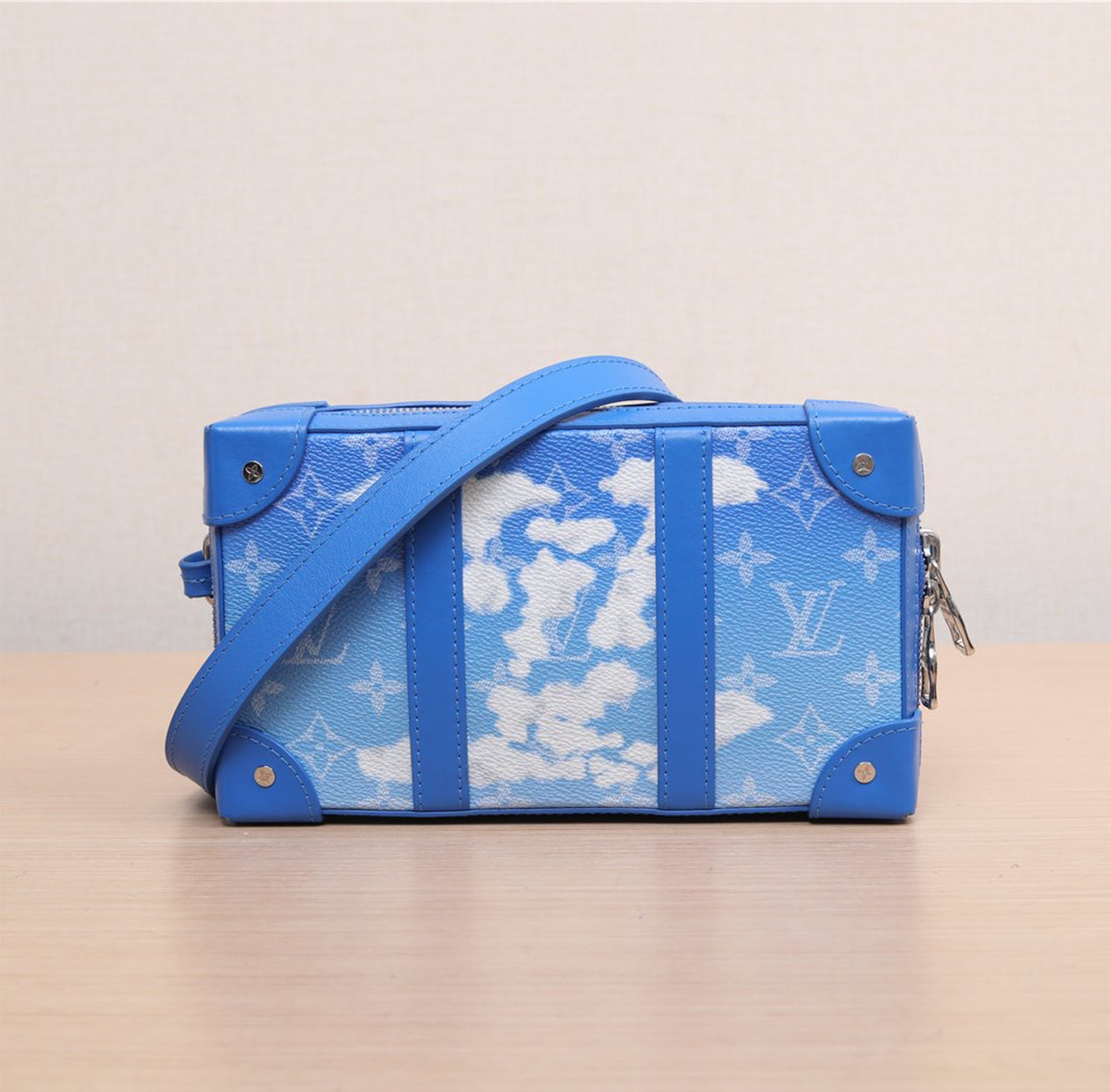 Louis Vuitton Virgil Abloh Blue Monogram Clouds Coated Canvas Soft Trunk  Wallet Silver Hardware, 2020 Available For Immediate Sale At Sotheby's