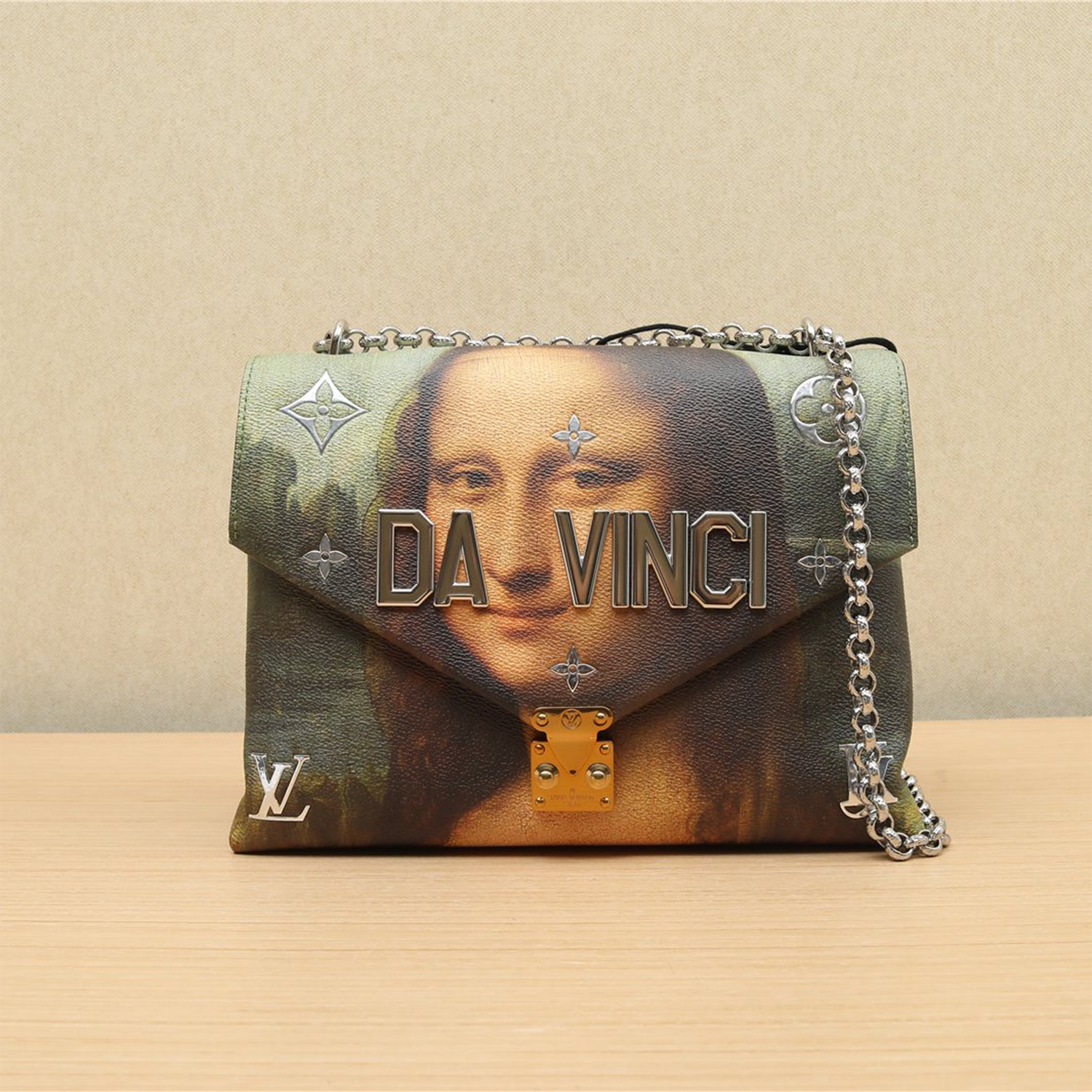 Louis Vuitton Masters Da Vinci Chain Wallet - Green Crossbody Bags