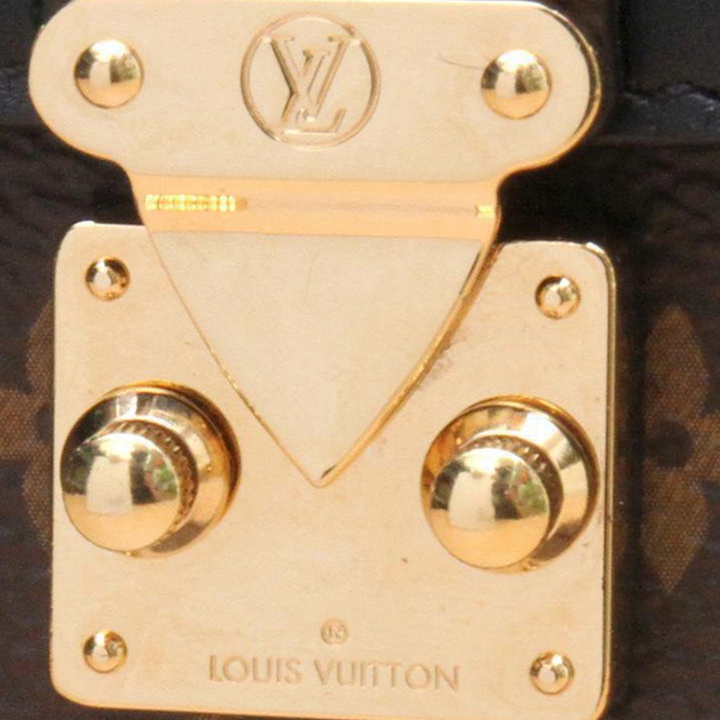 Louis Vuitton Pochette Trunk Verticale Bag Brown Monogram