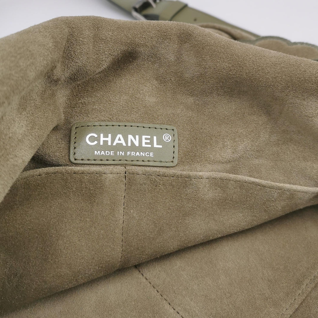 Chanel Suede Eyelet Messenger Bag