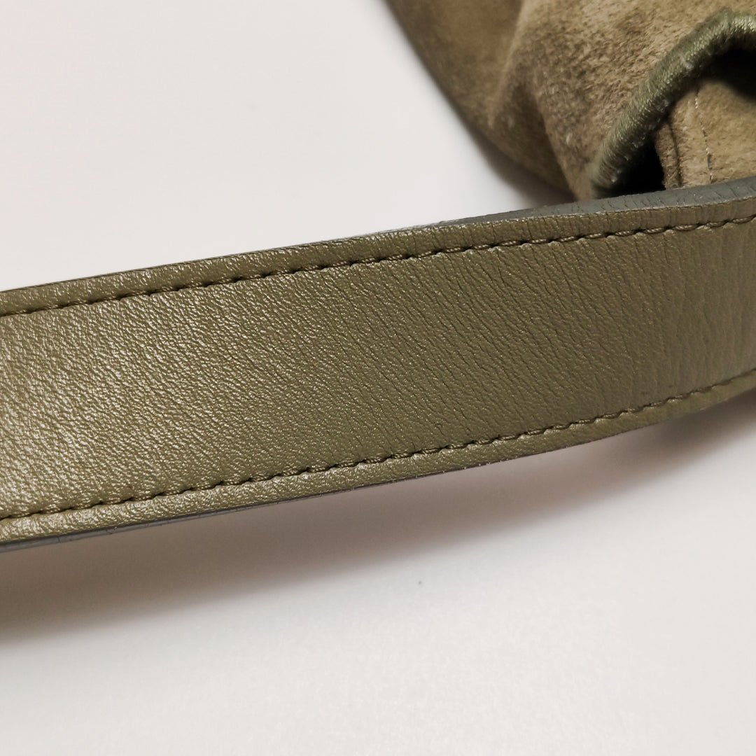 Chanel Suede Eyelet Messenger Bag