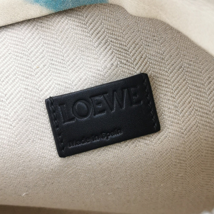 Loewe Clutch Blue Off-white Sky Cloud Print