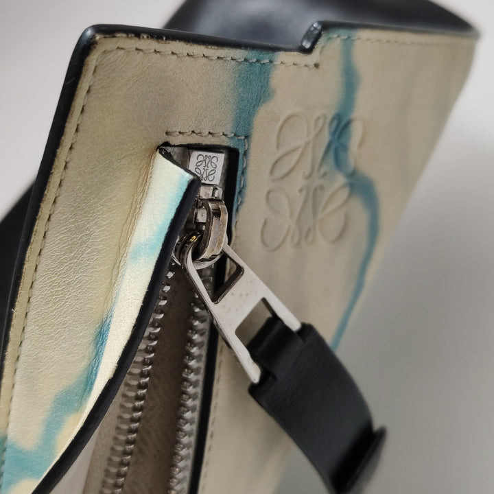 Loewe Clutch Blue Off-white Sky Cloud Print