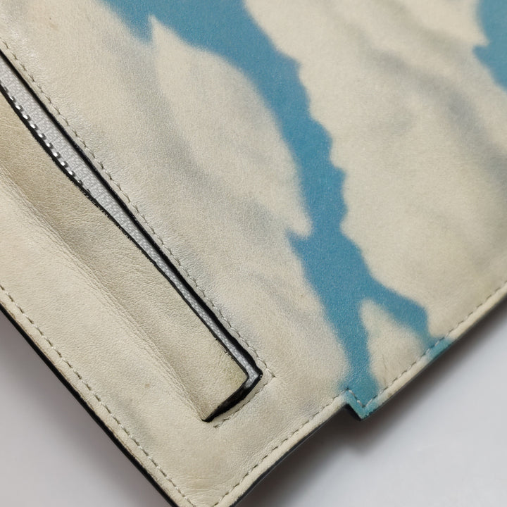 Loewe Clutch Blue Off-white Sky Cloud Print
