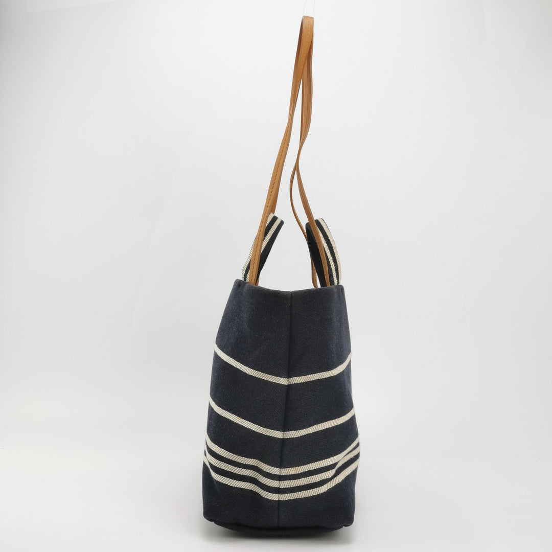 Chanel Denim CC Shopping Tote CC Logo