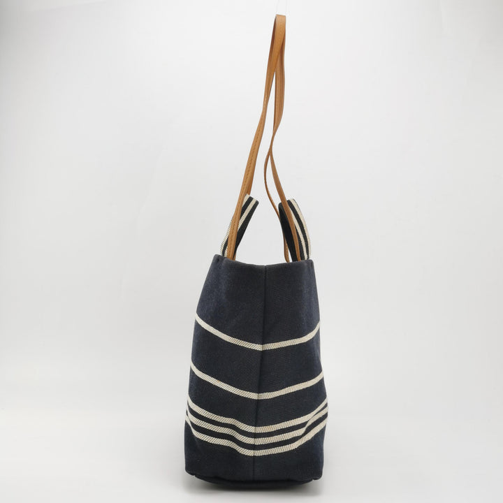 Chanel Denim CC Shopping Tote CC Logo