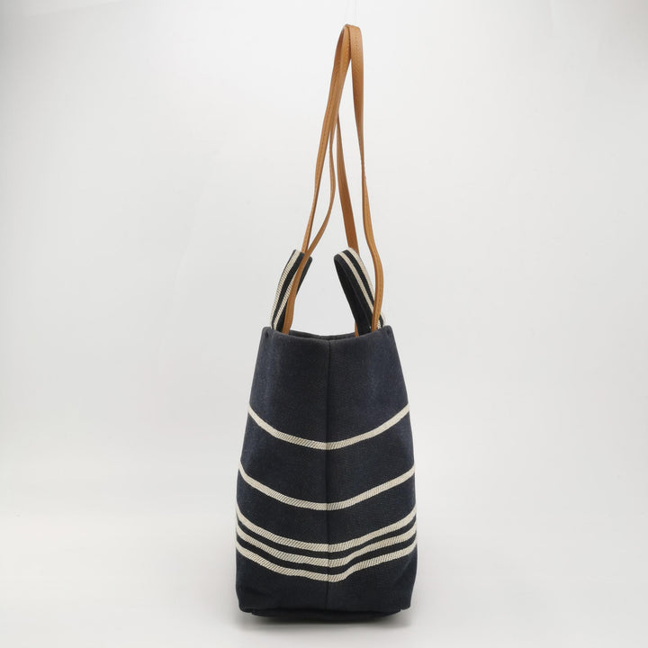 Chanel Denim CC Shopping Tote CC Logo