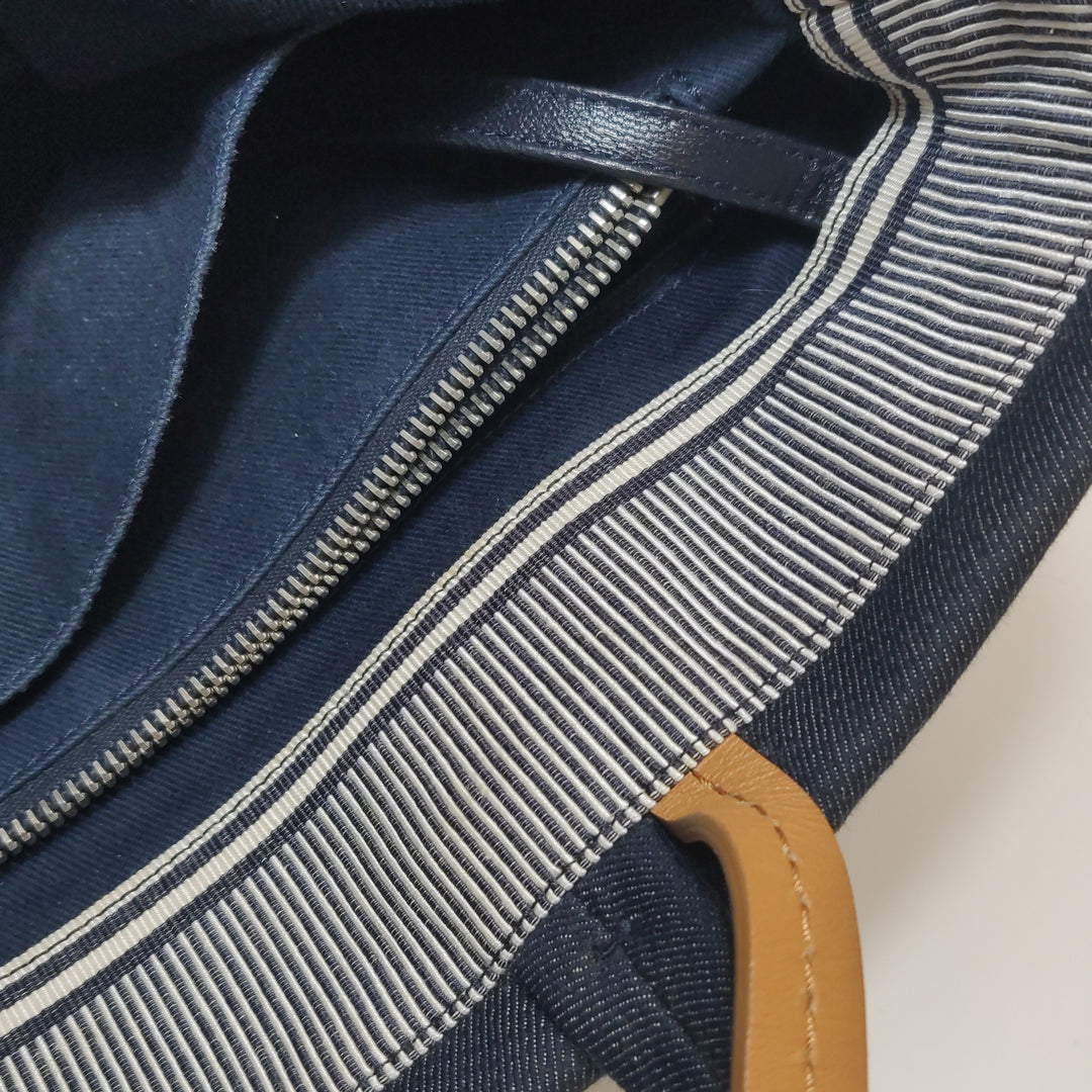 Chanel Denim CC Shopping Tote CC Logo
