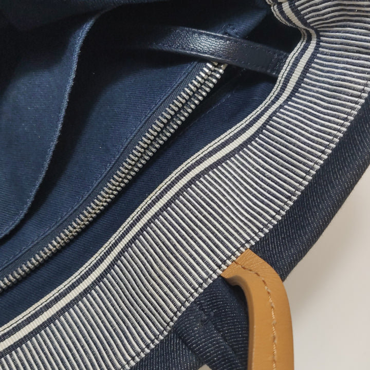 Chanel Denim CC Shopping Tote CC Logo