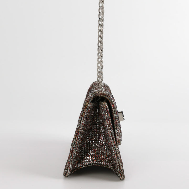 Chanel Mini 2.55 Bag in Pink and Silver