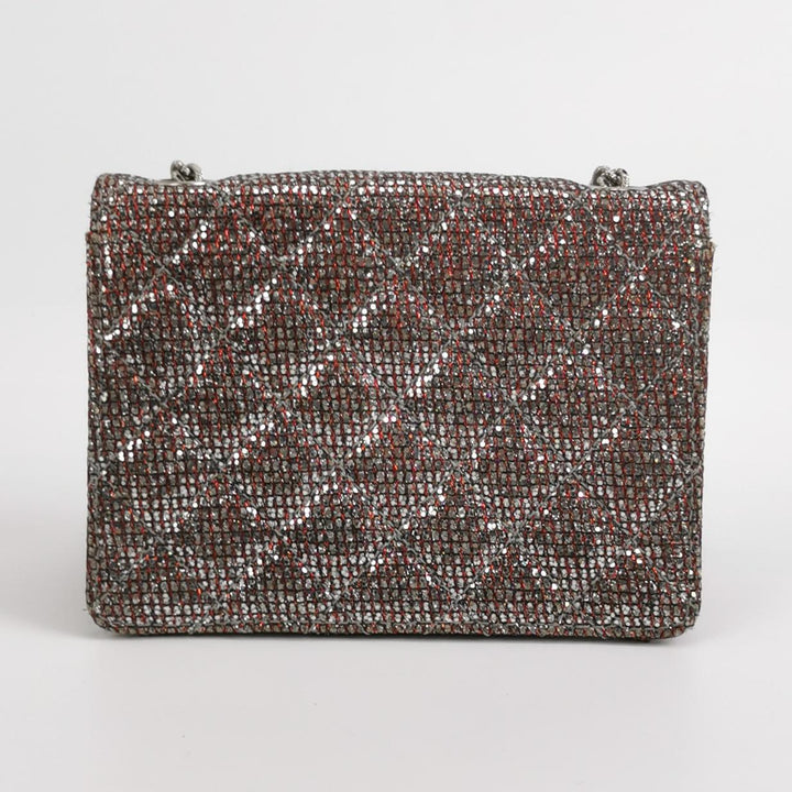 Chanel Mini 2.55 Bag in Pink and Silver