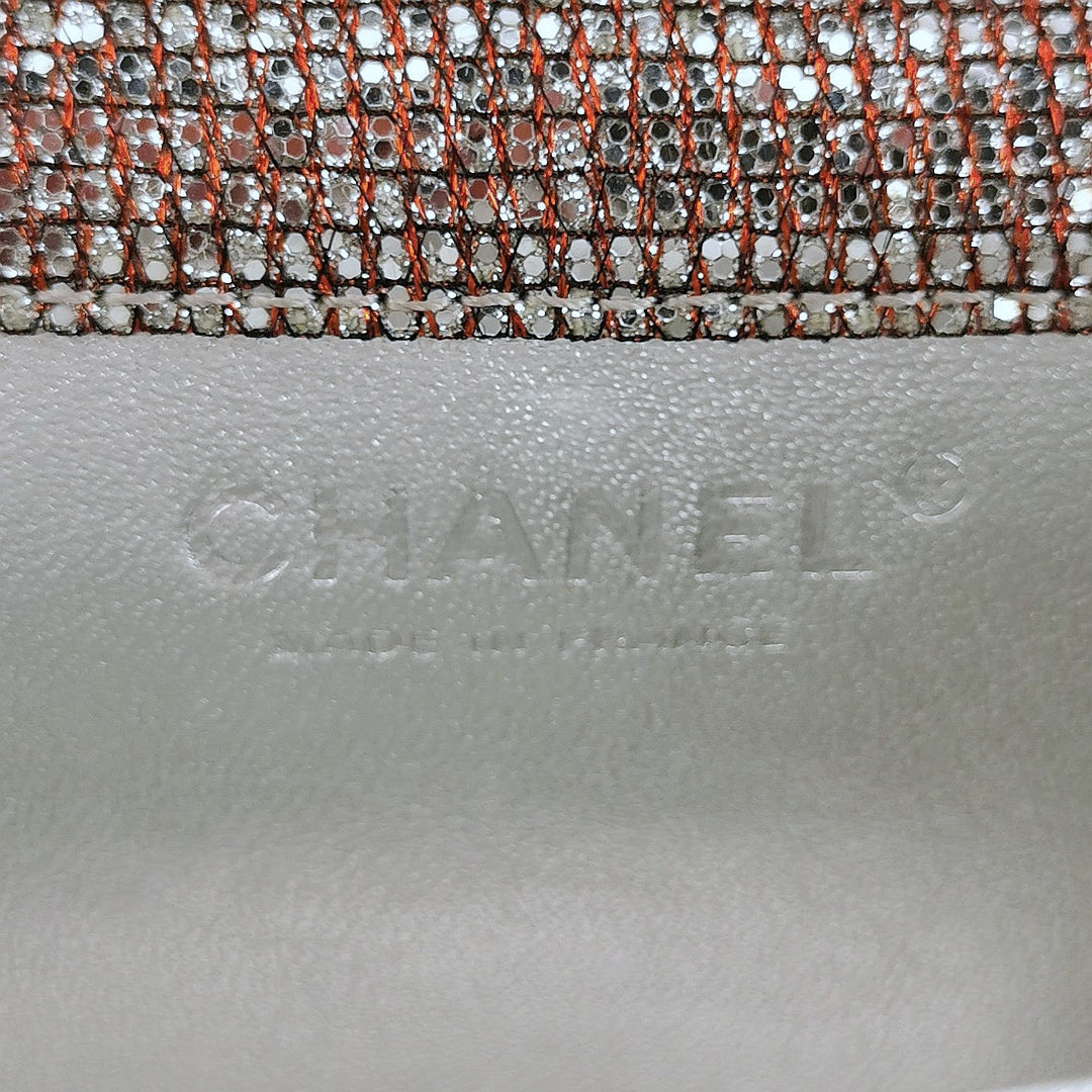 Chanel Mini 2.55 Bag in Pink and Silver