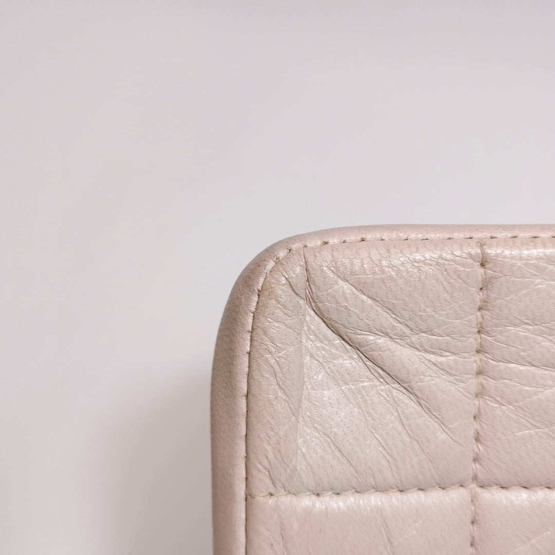 Chanel Square Quilt Lucky Charms Flap Bag Lambskin Pink Gold Hardware