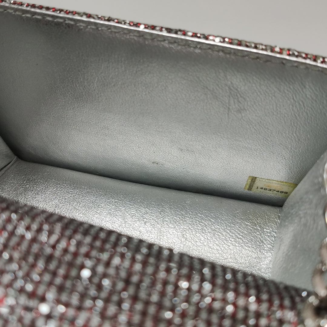 Chanel Mini 2.55 Bag in Pink and Silver