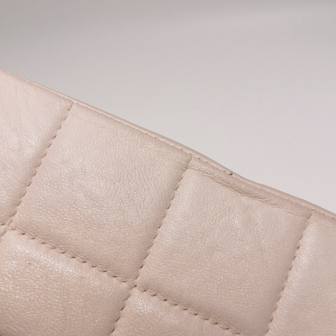 Chanel Square Quilt Lucky Charms Flap Bag Lambskin Pink Gold Hardware