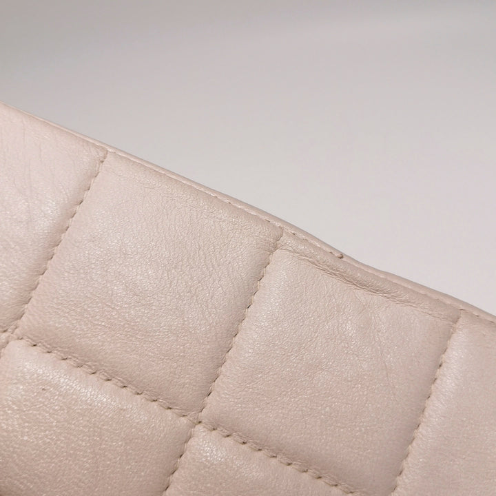 Chanel Square Quilt Lucky Charms Flap Bag Lambskin Pink Gold Hardware