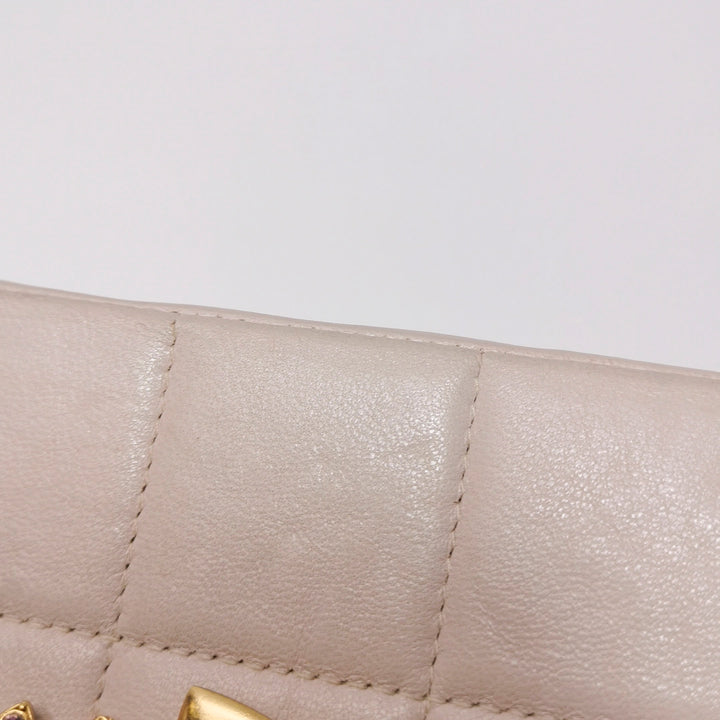 Chanel Square Quilt Lucky Charms Flap Bag Lambskin Pink Gold Hardware